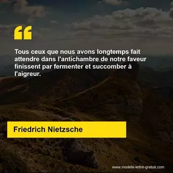 Citation Friedrich Nietzsche