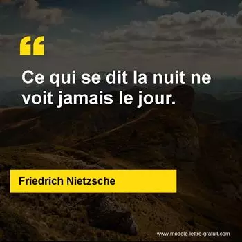 Citation Friedrich Nietzsche