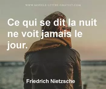 Citation de Friedrich Nietzsche