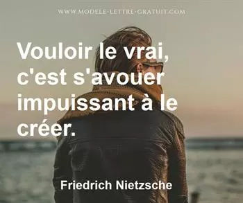Citation de Friedrich Nietzsche