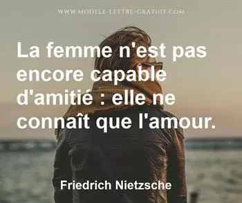 Citation de Friedrich Nietzsche