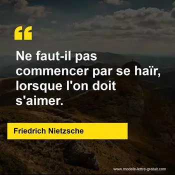 Citation Friedrich Nietzsche