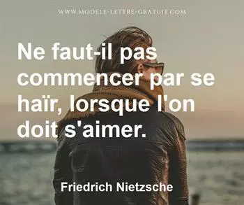Citation de Friedrich Nietzsche