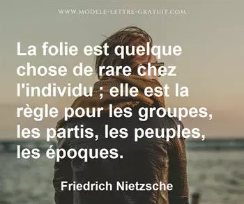 Citation de Friedrich Nietzsche
