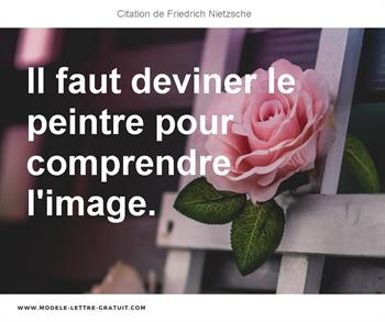 Il Faut Deviner Le Peintre Pour Comprendre L Image
