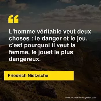 Citation Friedrich Nietzsche