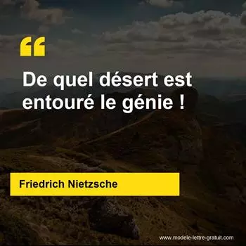 Citation Friedrich Nietzsche