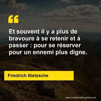 Citation Friedrich Nietzsche