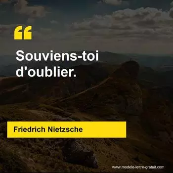Citation Friedrich Nietzsche