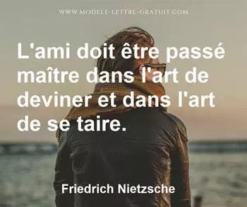Citation de Friedrich Nietzsche