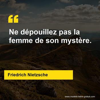 Citation de Friedrich Nietzsche