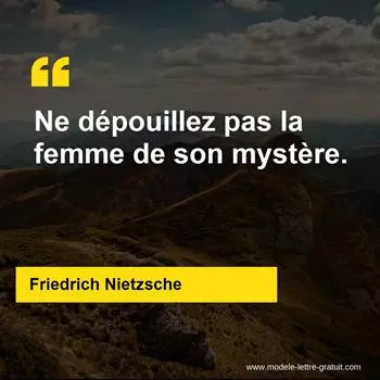 Citation Friedrich Nietzsche