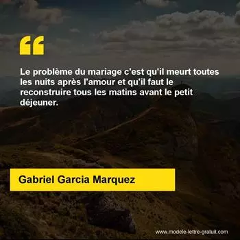 Citation Gabriel Garcia Marquez