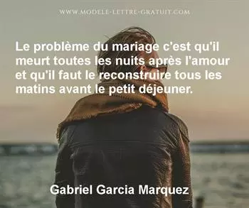 Citation de Gabriel Garcia Marquez