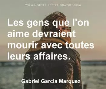 Citation de Gabriel Garcia Marquez