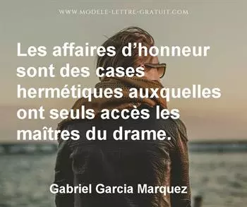 Citation de Gabriel Garcia Marquez