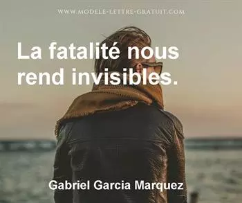 Citation de Gabriel Garcia Marquez