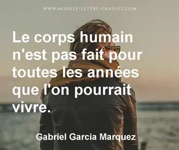 Citation de Gabriel Garcia Marquez