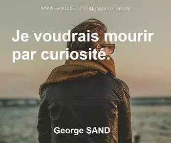 Citation de George SAND