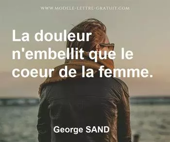 Citation de George SAND