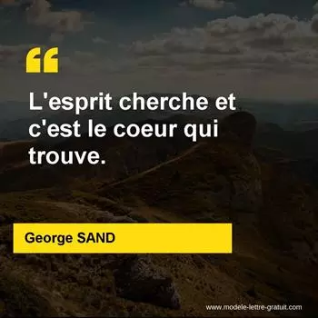 Citation George SAND