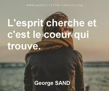 Citation de George SAND