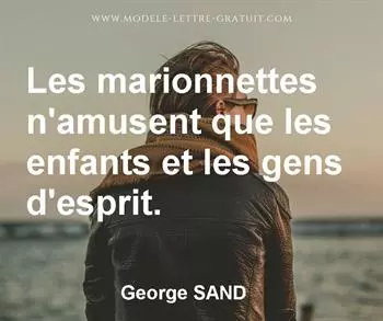 Citation de George SAND