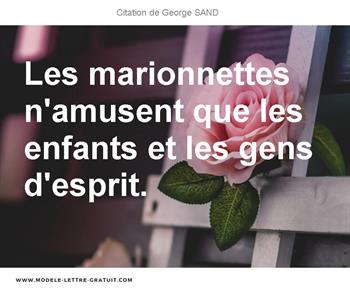 Citations George SAND