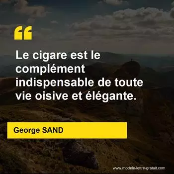Citation George SAND