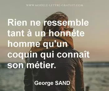 Citation de George SAND