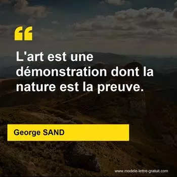 Citation George SAND