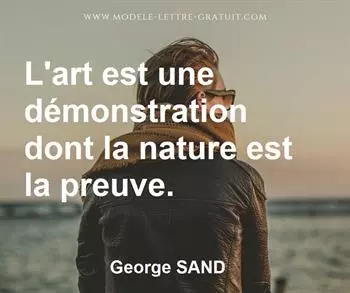 Citation de George SAND
