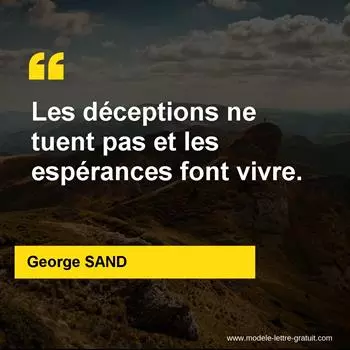 Citation George SAND