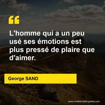 Citation George SAND