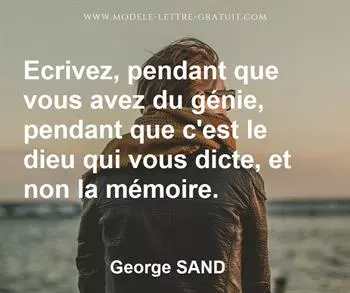 Citation de George SAND