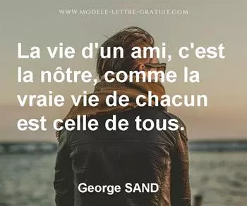 Citation de George SAND