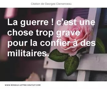 Citations Georges Clemenceau