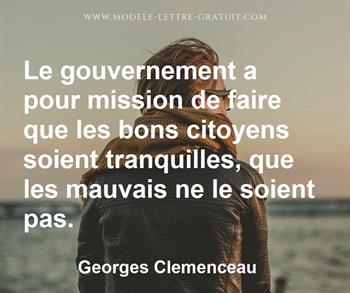 Citation de Georges Clemenceau