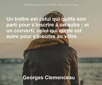 Citation de Georges Clemenceau