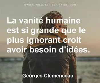 Citation de Georges Clemenceau