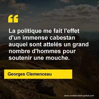 Citation Georges Clemenceau