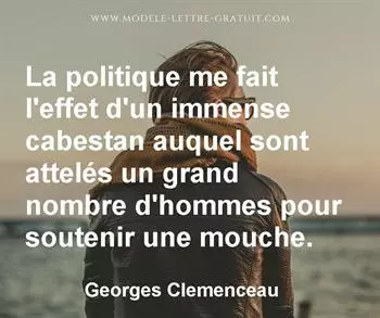 Citation de Georges Clemenceau