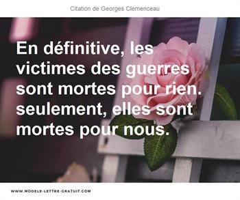 Citations Georges Clemenceau