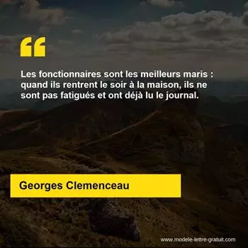 Citation Georges Clemenceau