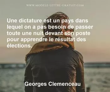 Citation de Georges Clemenceau