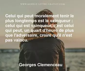 Citation de Georges Clemenceau