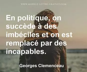 Citation de Georges Clemenceau