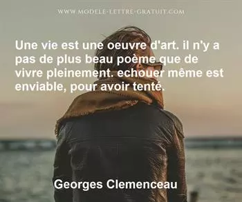 Citation de Georges Clemenceau
