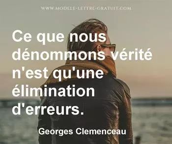 Citation de Georges Clemenceau