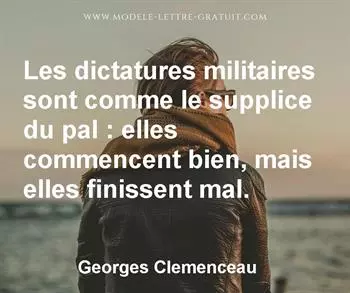 Citation de Georges Clemenceau